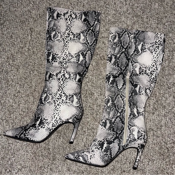 Alexis Snake Print Boots - Picture 2 of 7